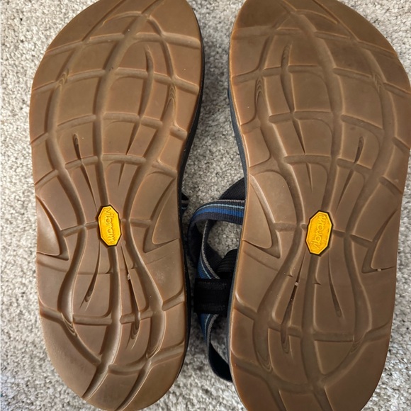 Black and Blue Chaco Sandals